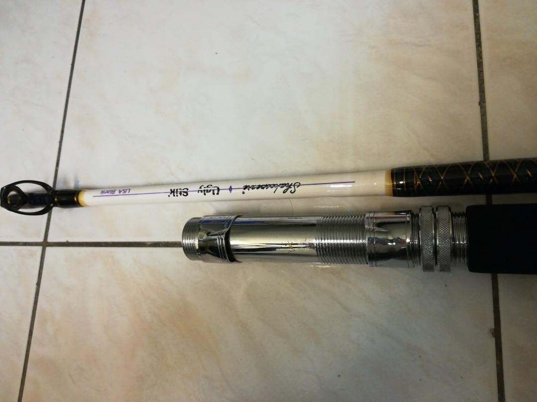 Shakespeare Ugly Stik White Tiger SS204 fishing rod, Sports Equipment,  Sports & Games, Billiards & Bowling on Carousell