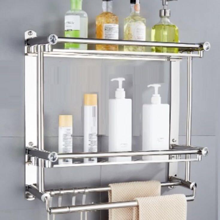 bathroom steel rack