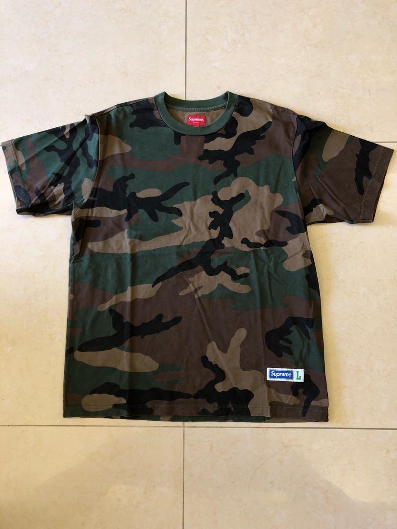 supreme camo tee