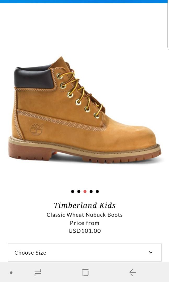 Timberland Classic Wheat Nubuck Boots 