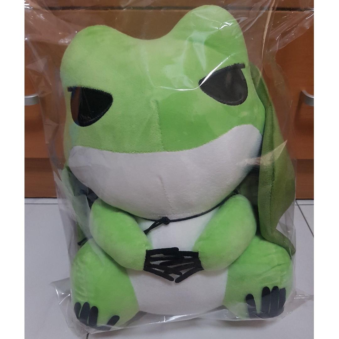 travel frog plush