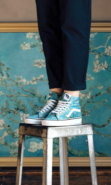 Vans x Vincent Van Gogh - Almond Blossom SK8-HI sneakers, Women's Fashion,  Shoes, Sneakers on Carousell