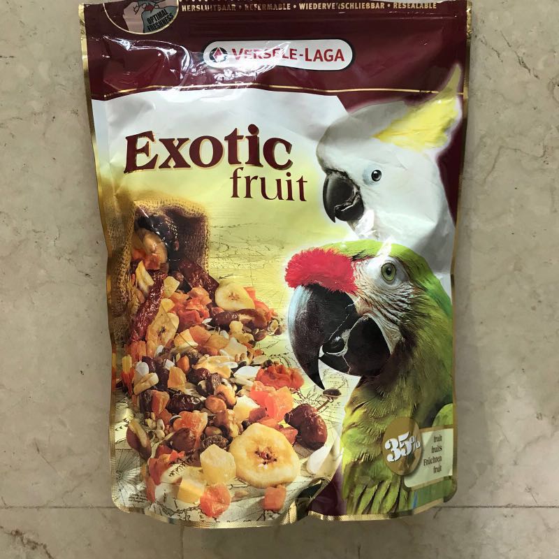 Versele Laga Exotic Fruitmix for Parrots, 600g : : Pet Supplies