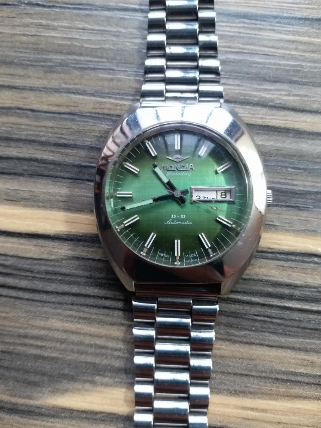 Vintage 1979 Mondia Datoday D D Automatic Antique watch Men s