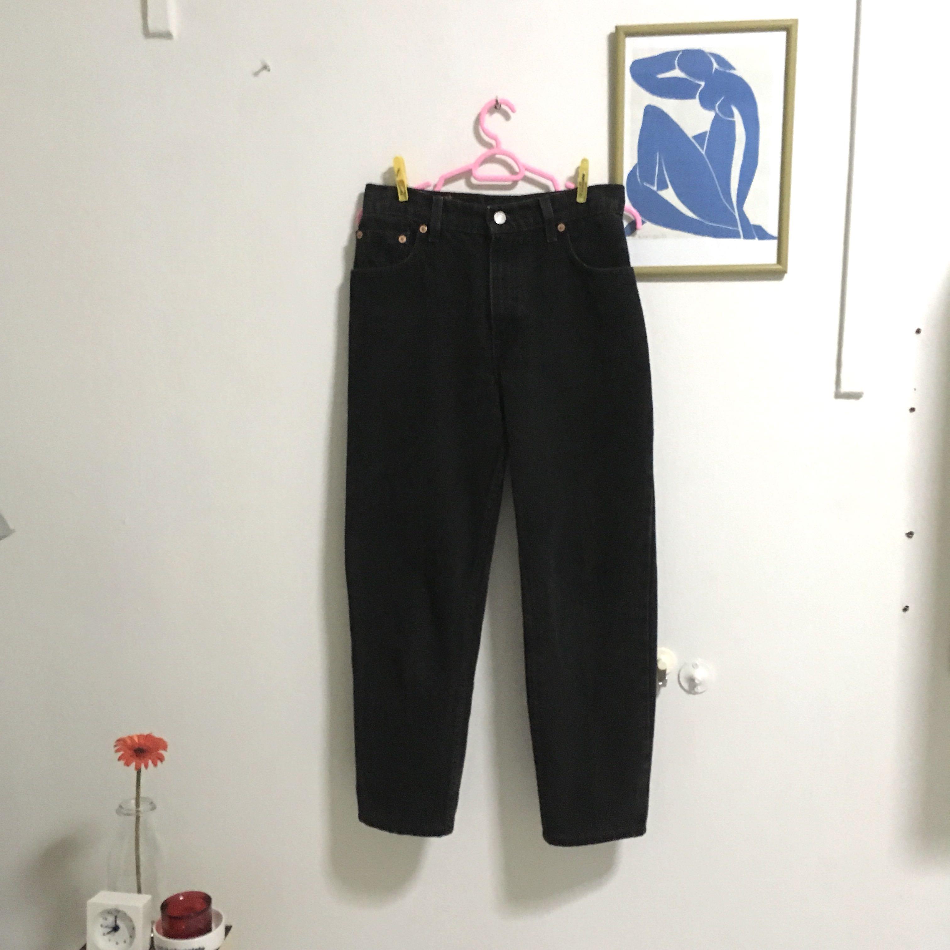black 550 levi jeans