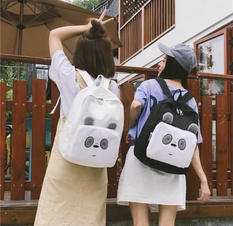 We Bare Bears School Girl Bag Backpack Women s Fashion Bags