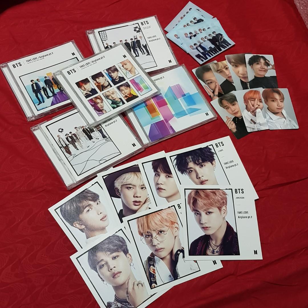 Wts] Bts Fake Love / Airplane Pt 2 Japanese Single Fanclub Bundle, Hobbies  & Toys, Memorabilia & Collectibles, K-Wave On Carousell