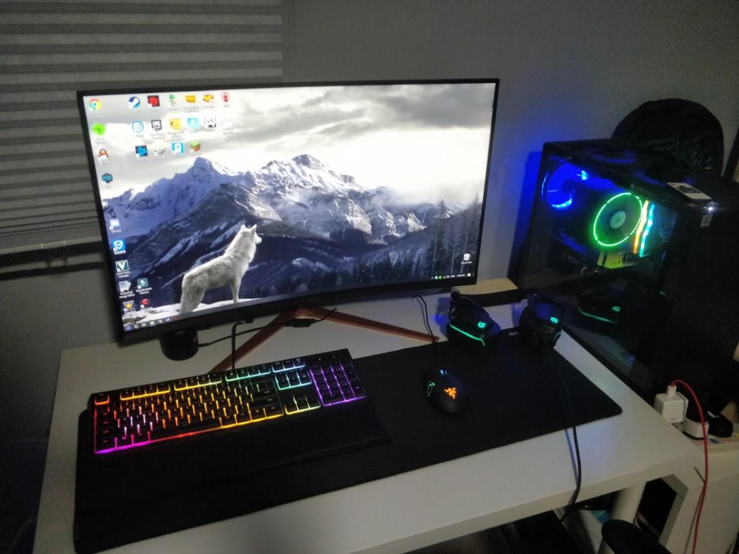 165hz 32inch Curved Gaming Monitor Home Appliances Tvs Entertainment Systems On Carousell