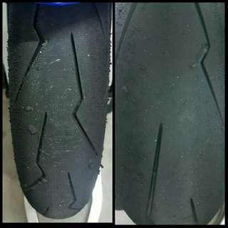 2sets - 120/70 + 200/55 Tyres