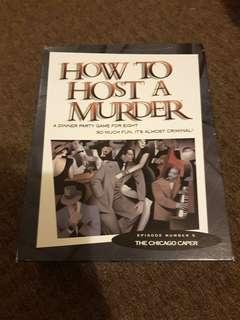 Dinner party game, how to host a murder