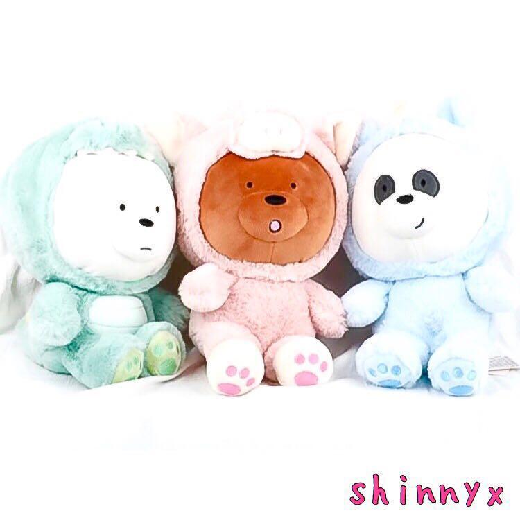 we bare bears plush miniso