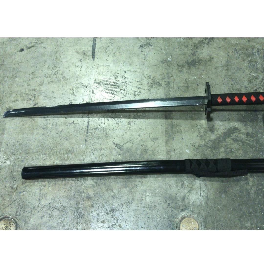 Anime Festival Asia Bleach Ichigo Bankai Sword Katana Tensa Zangetsu Toys Games Bricks Figurines On Carousell This is a smaller version of ichigo's slicing moon bleach anime bankai sword. anime festival asia bleach ichigo bankai sword katana tensa zangetsu