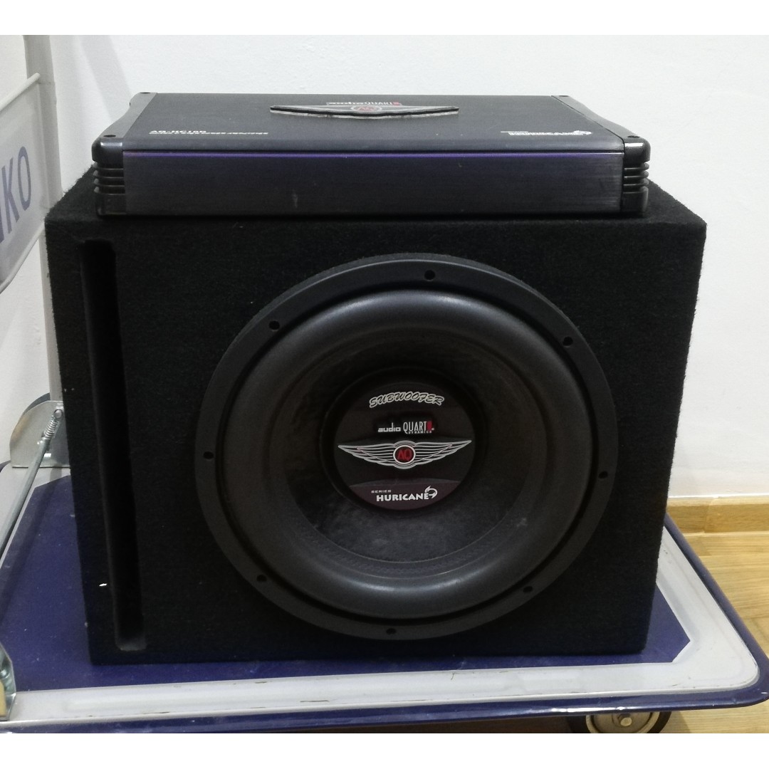 Audio Quart Amplifier Woofer Huricane Series