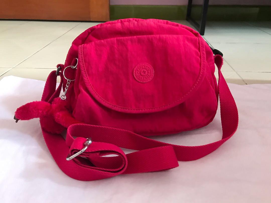 Authentic Kipling Sling Bag, Women's Fashion, Bags & Wallets, Cross