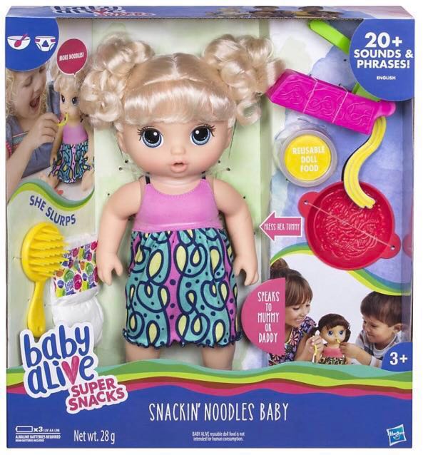 baby alive snack and noodles