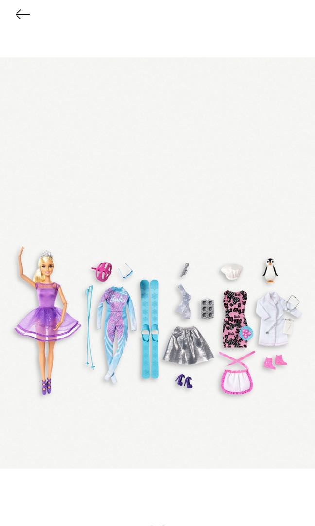 2018 barbie advent calendar top