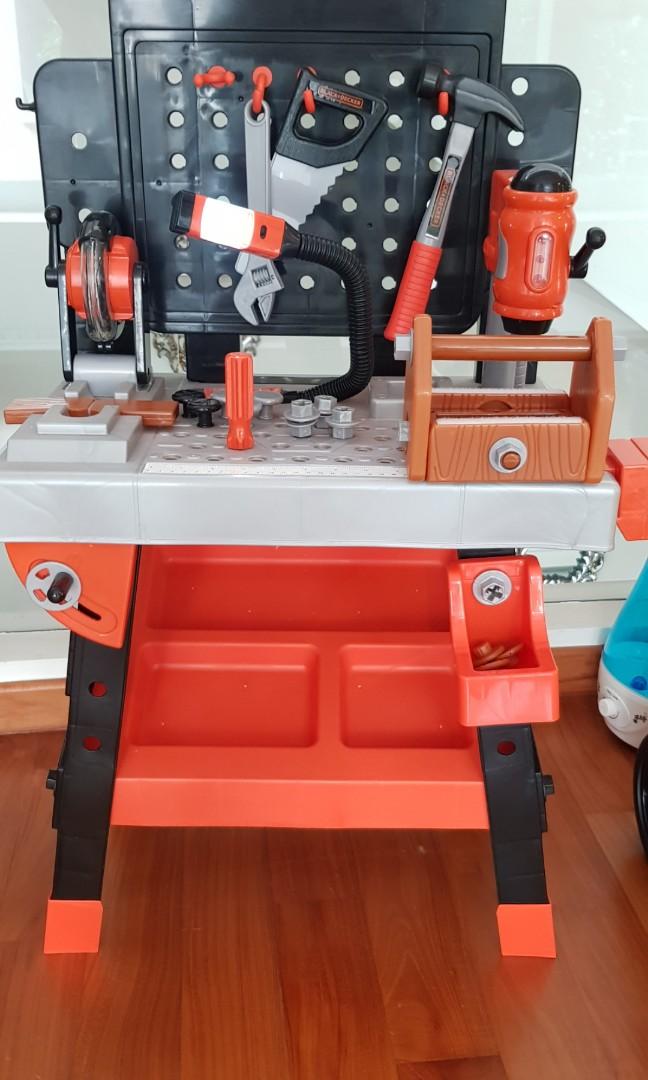 Black & Decker Toy Workbench, Hobbies & Toys, Toys & Games on Carousell