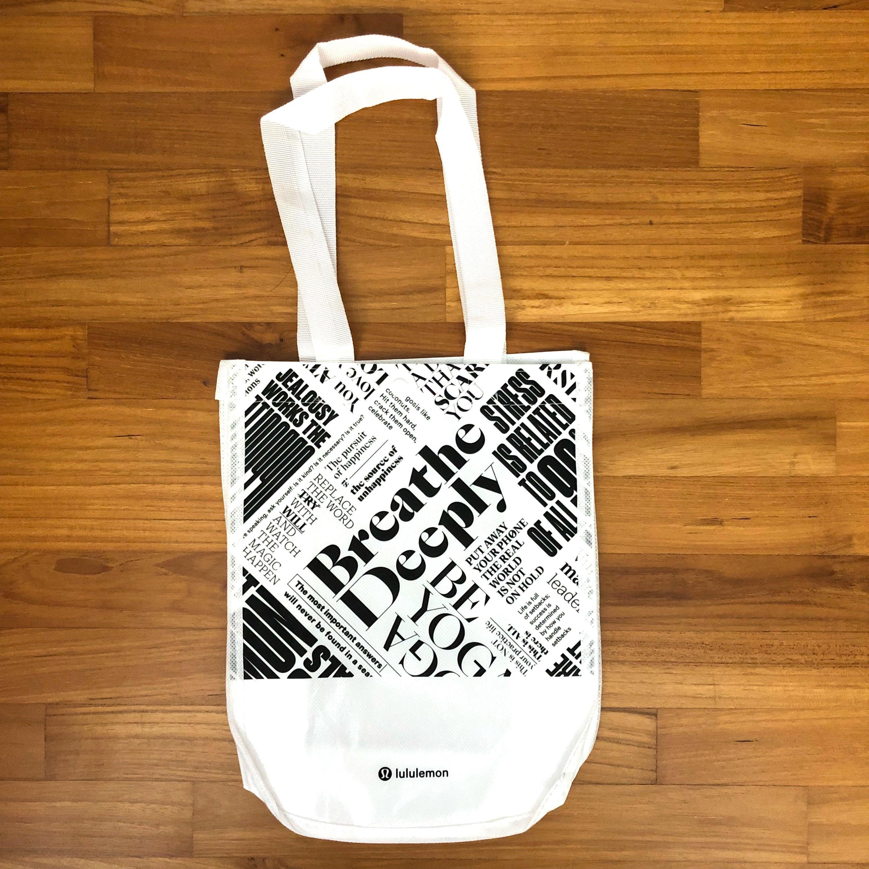 Lululemon reusable bag 2018 new arrivals