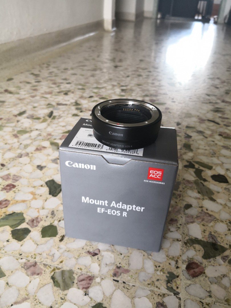 Bnib Canon Mount Adapter Ef Eos R Photography Camera Accessories Others On Carousell