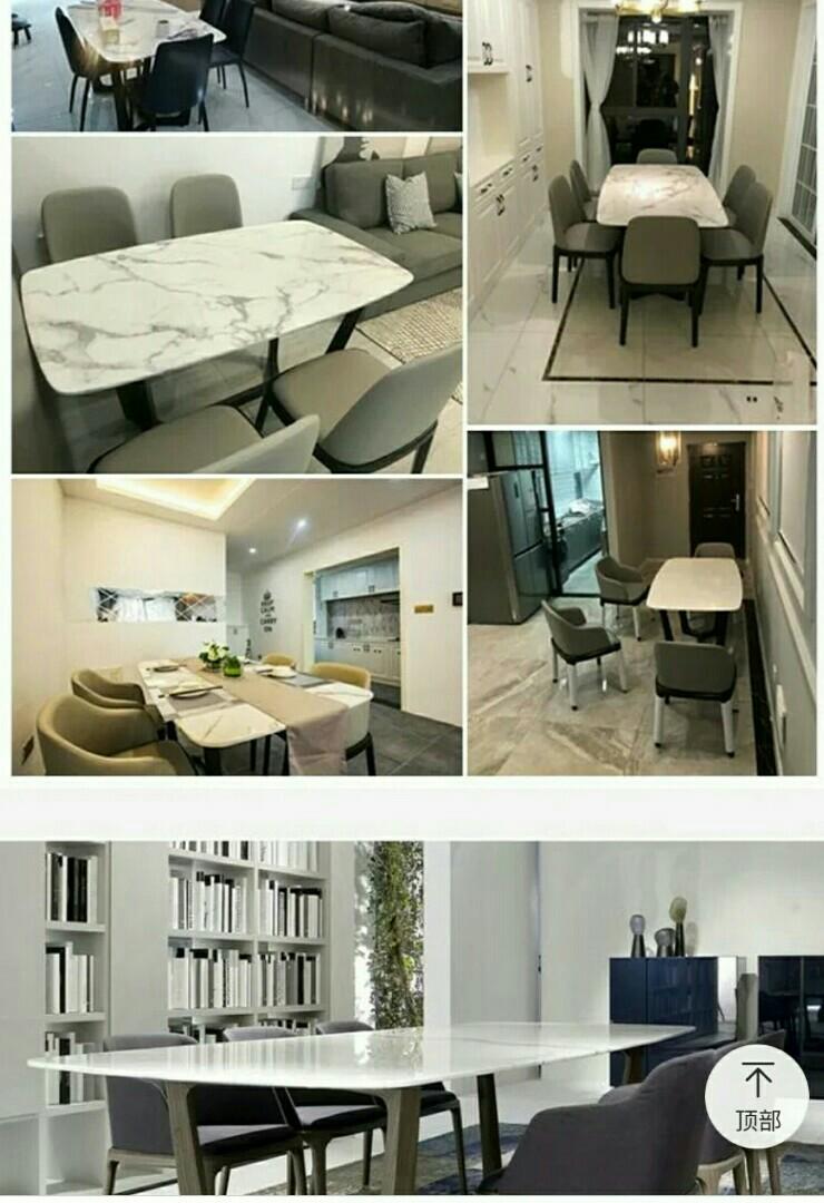 brandly new mable dining table for sale at$400, Furniture & Home Living ...