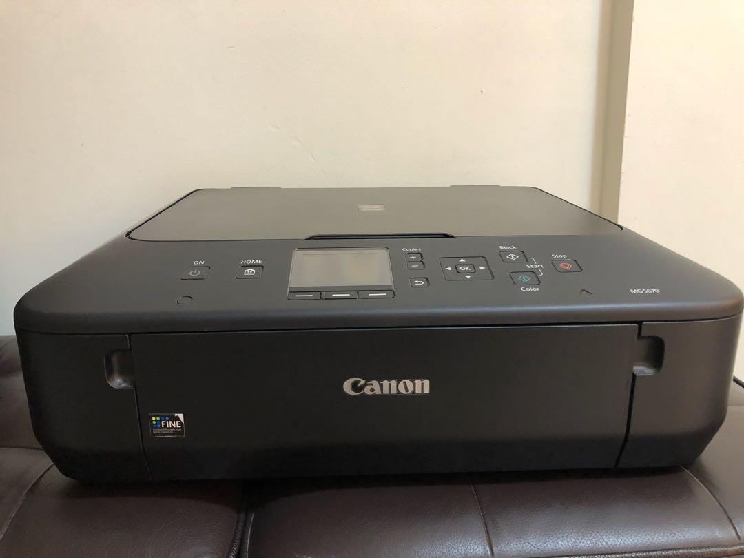 Canon MG5670 Colour Wifi Multifunction 