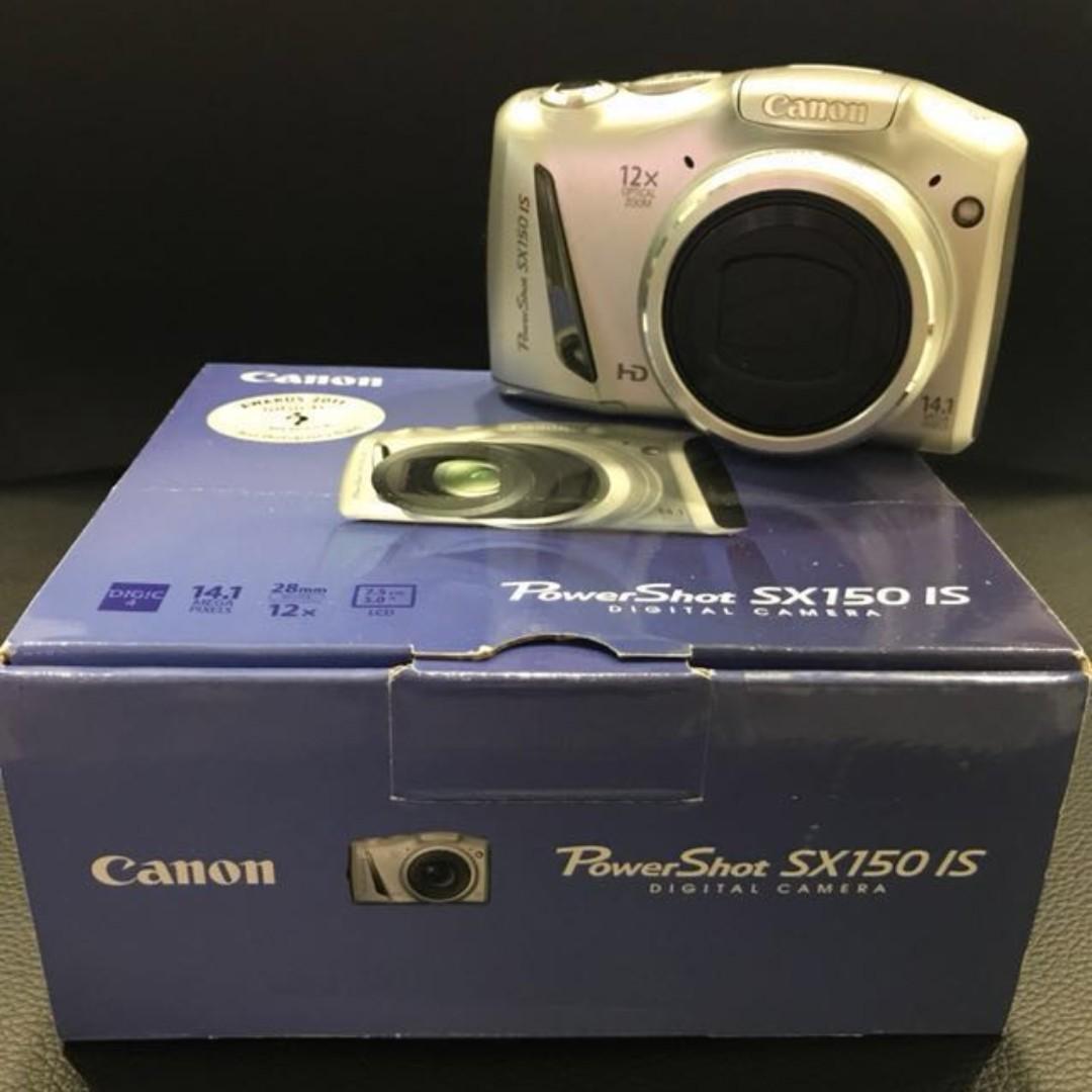 Canon Powershot Sx150 Is Digital Camera Rare Silver Photography Cameras Digital Cameras On Carousell