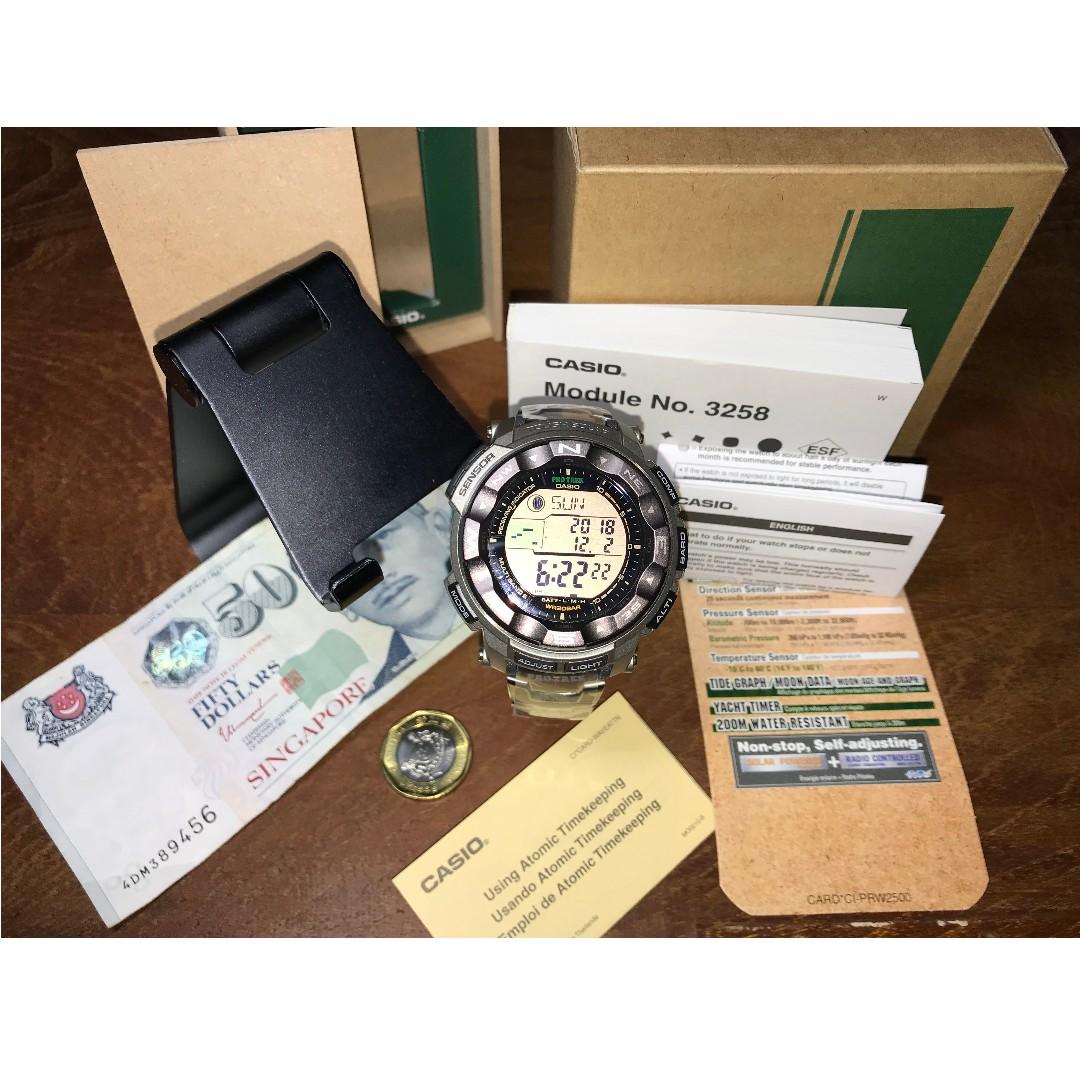 Casio prw 2500 titanium store