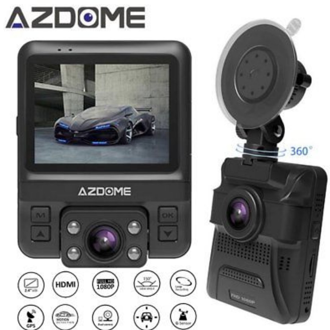 Cheapest Azdome GS65H Mini Dual Lens Car DVR Camera 1080P Full HD Dash