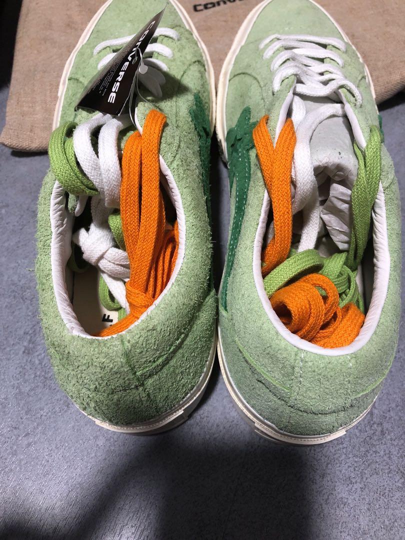 Converse Golf Le Fleur Jade Lime UK 9.5 Men s Fashion Footwear Sneakers on Carousell