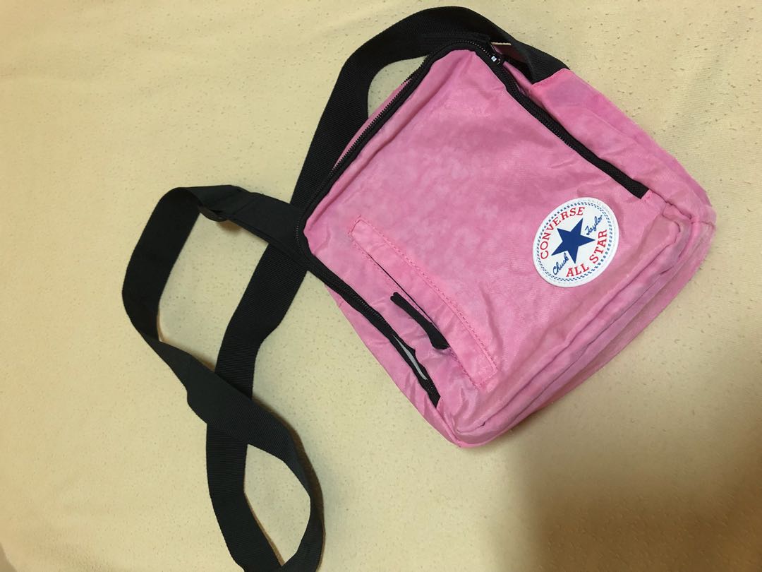 converse messenger bag pink