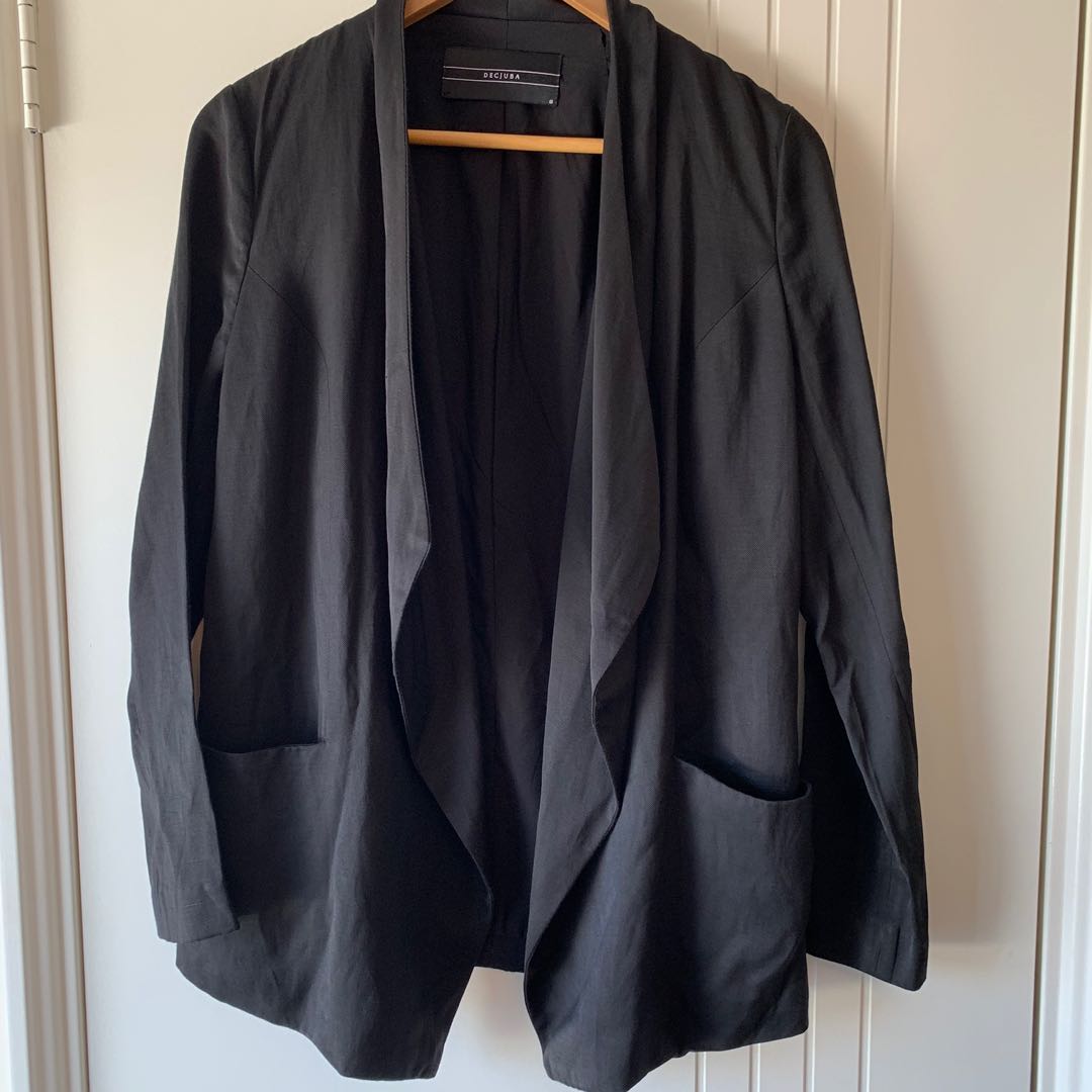 decjuba black blazer