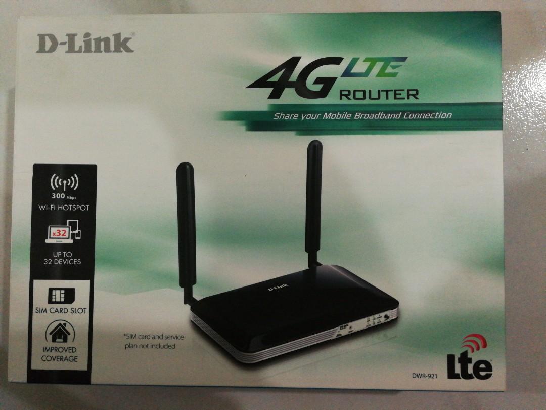 D Link 4g Lte Wifi Router Dwr 921 Electronics Computer Parts Accessories On Carousell