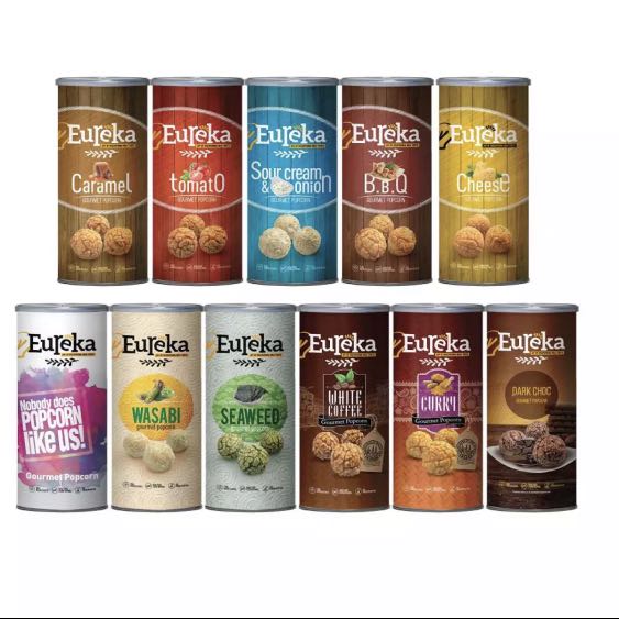 Eureka Popcorns Assorted Flavours 70g, Food & Drinks, Packaged Snacks