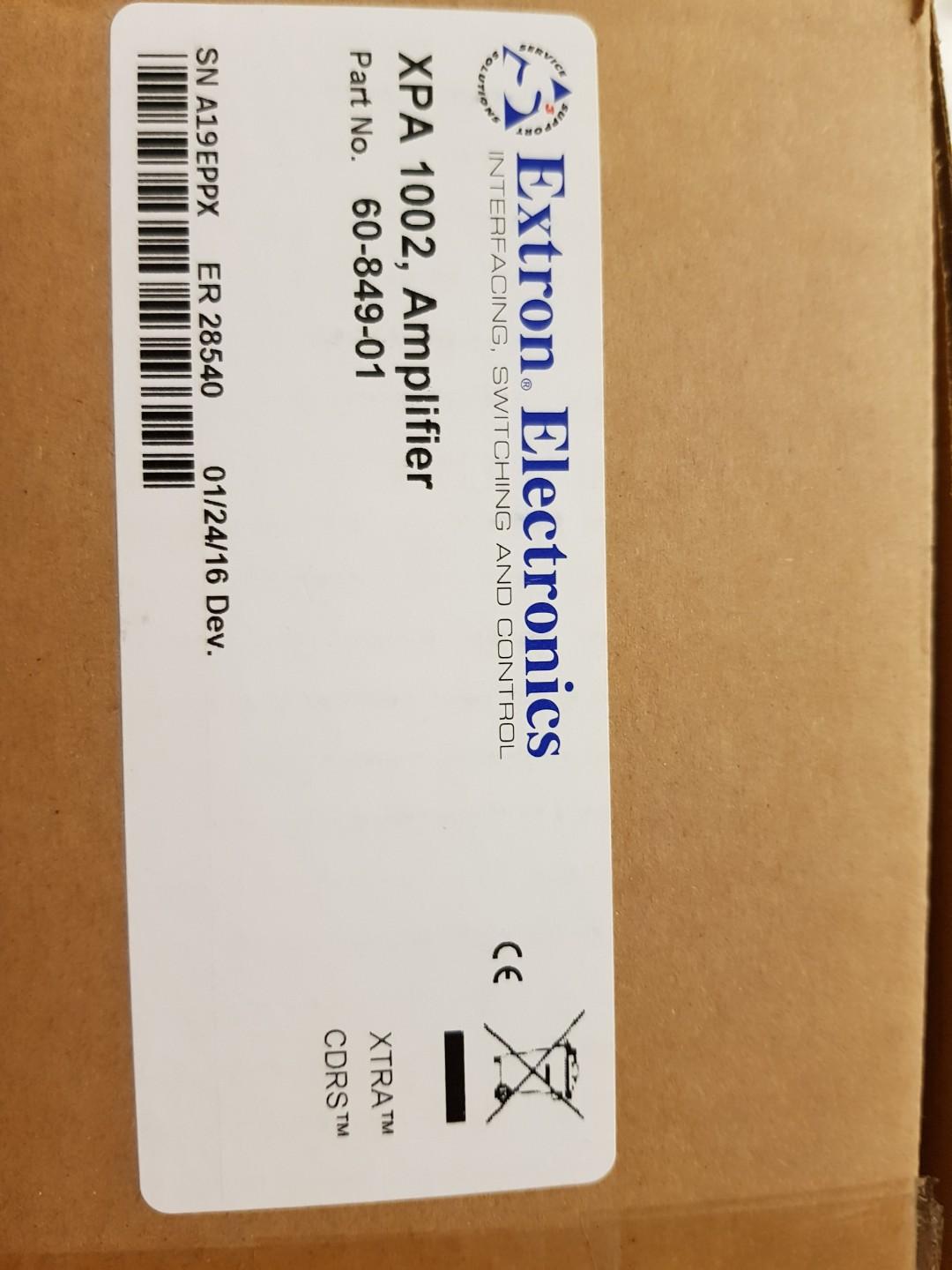 Extron amplifier XPA 1002, Audio, Other Audio Equipment on Carousell