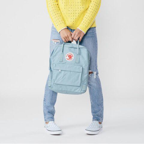 fjallraven kanken baby blue