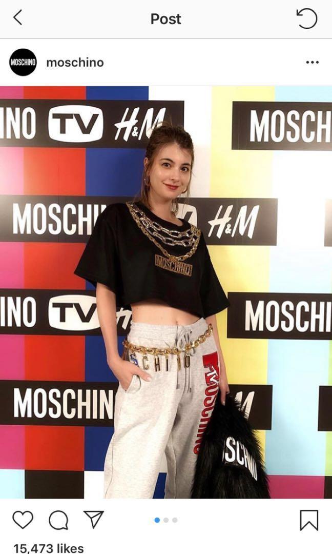 moschino h&m crop top