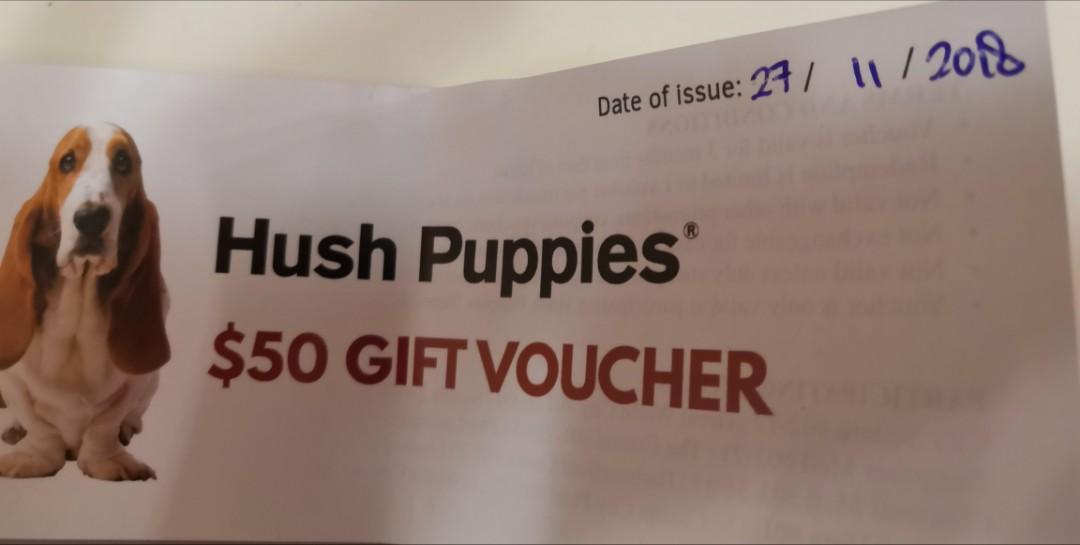 Hush puppies voucher, Everything Else on Carousell