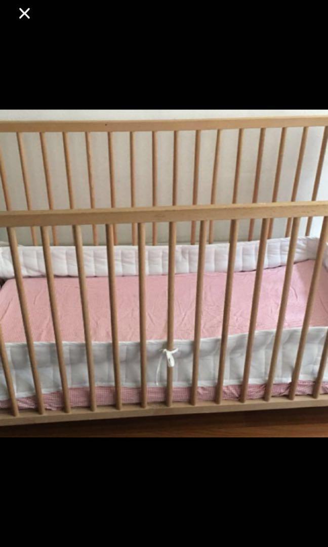 ikea bumper cot