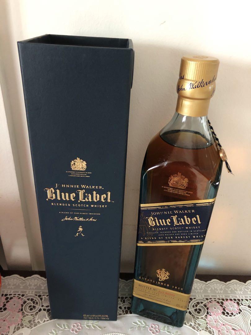 Johnny Walker Blue Label Whisky, Food & Drinks, Alcoholic ...