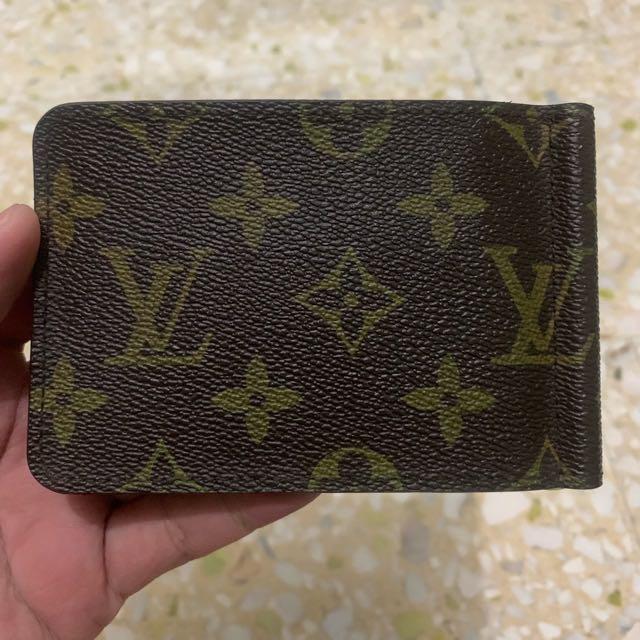 LV Louis Vuitton Monogram Money Clip Wallet