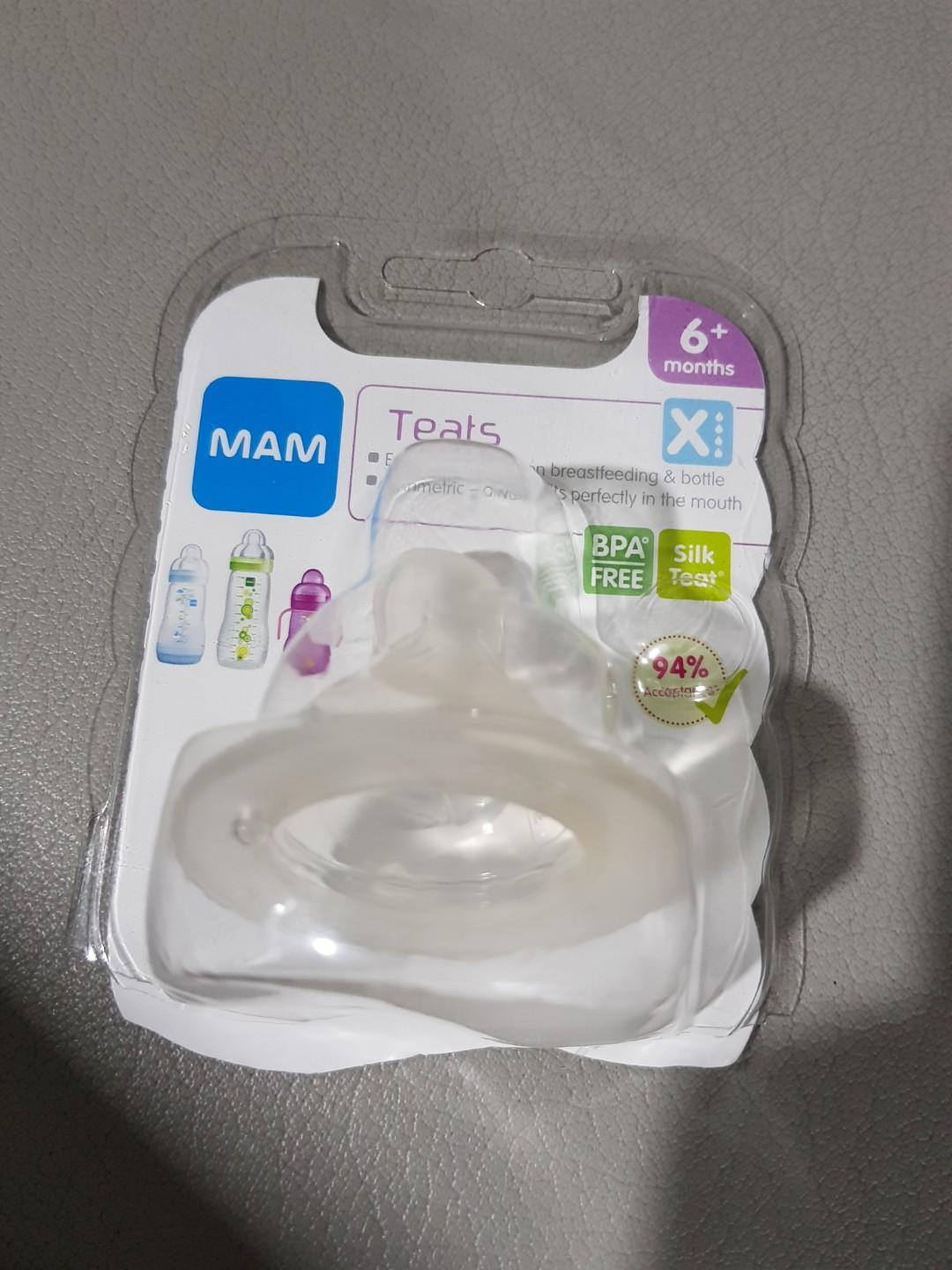 mam size teats