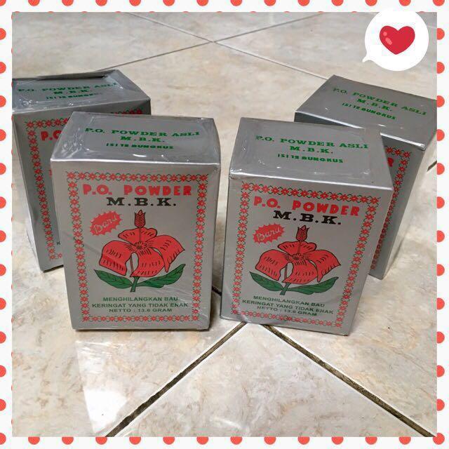 Mbk P O Powder Silver Murah 11 Pcs Saja Kesehatan Kecantikan Kulit Sabun Tubuh Di Carousell
