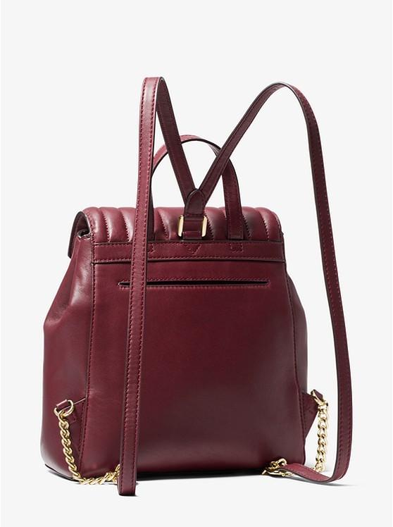 michael kors whitney quilted leather backpack