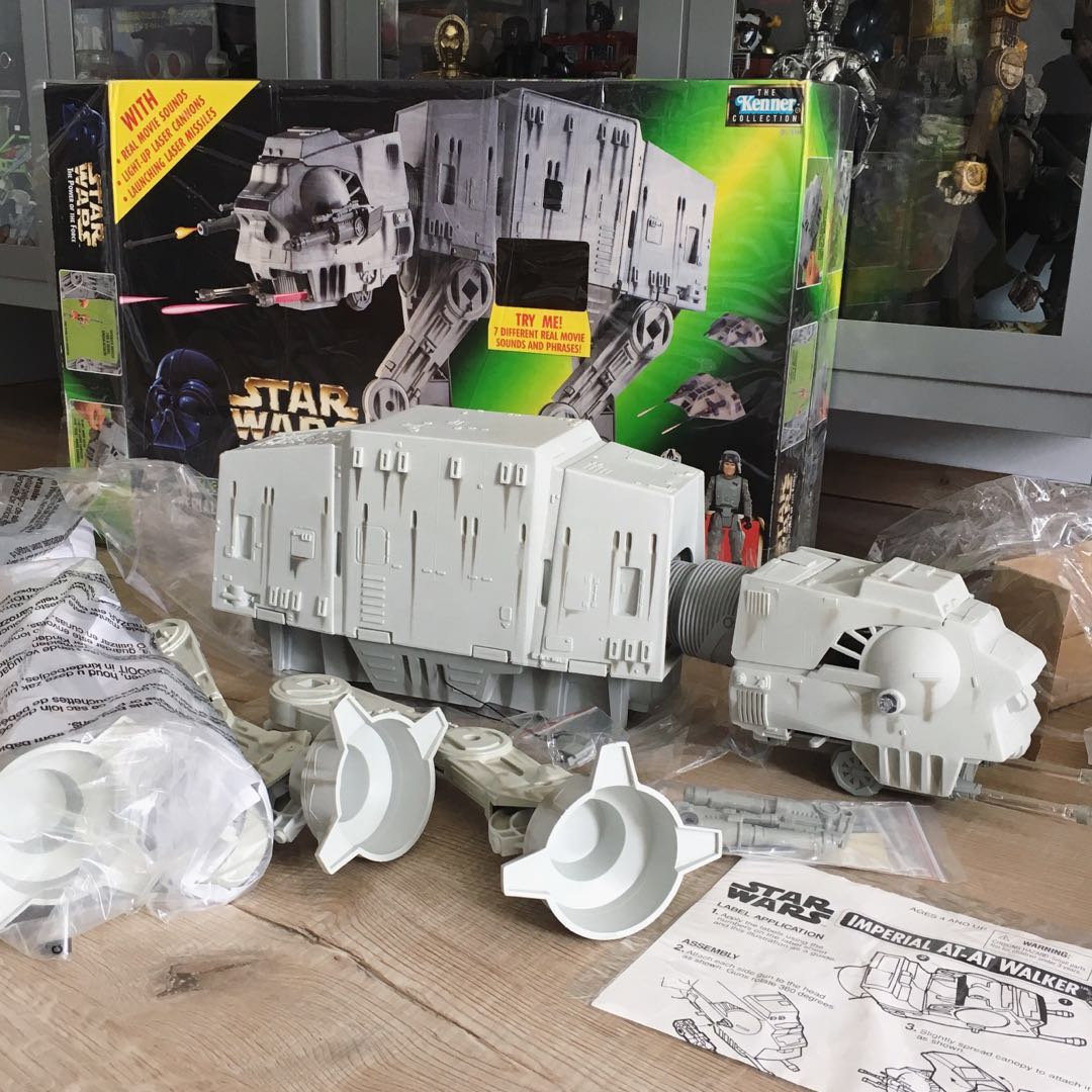 Mint complete Star Wars imperial at-at walker potf with box by Kenner  collection the power of the force vintage at at galactic empire electronic  jumbo