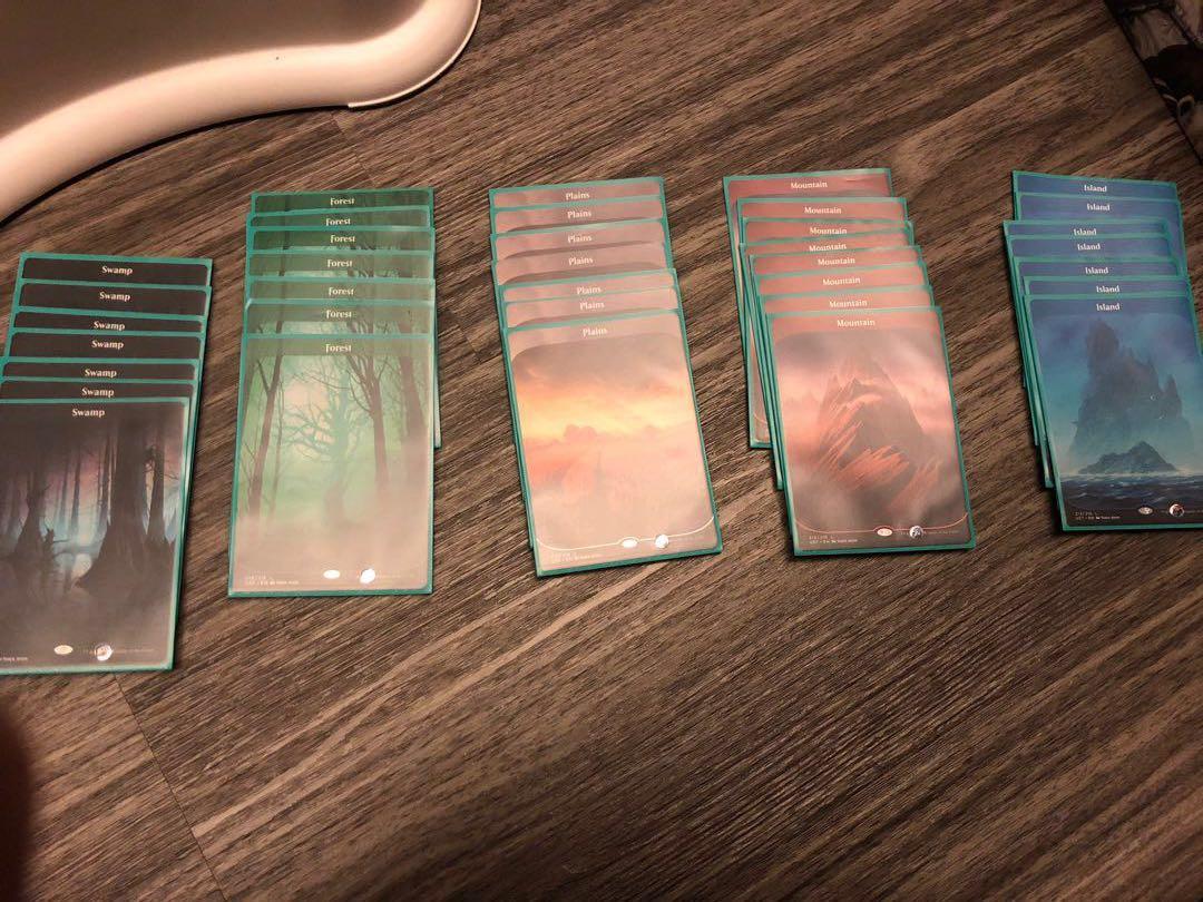MTG Unstable cards / Unstable lands / full art lands, Hobbies & Toys