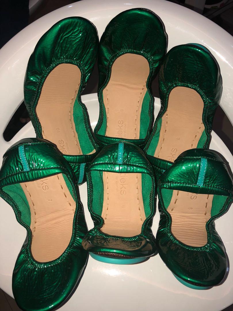 Tieks emerald clearance