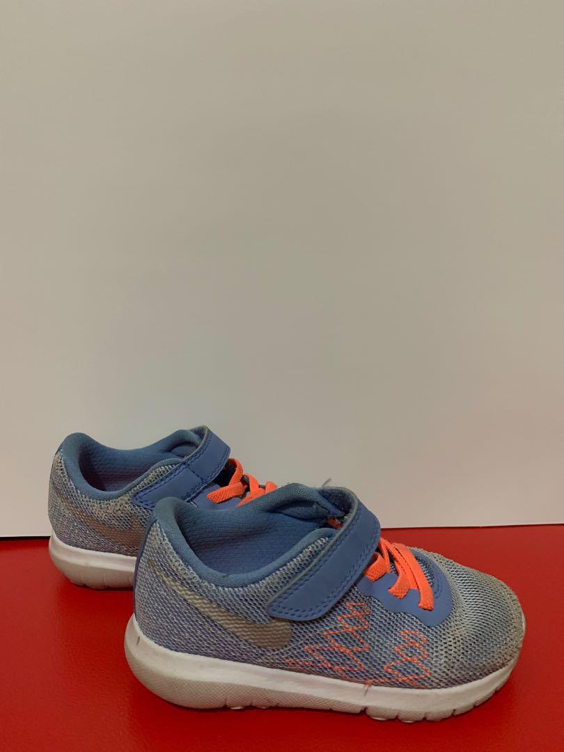 nike blue orange sneakers
