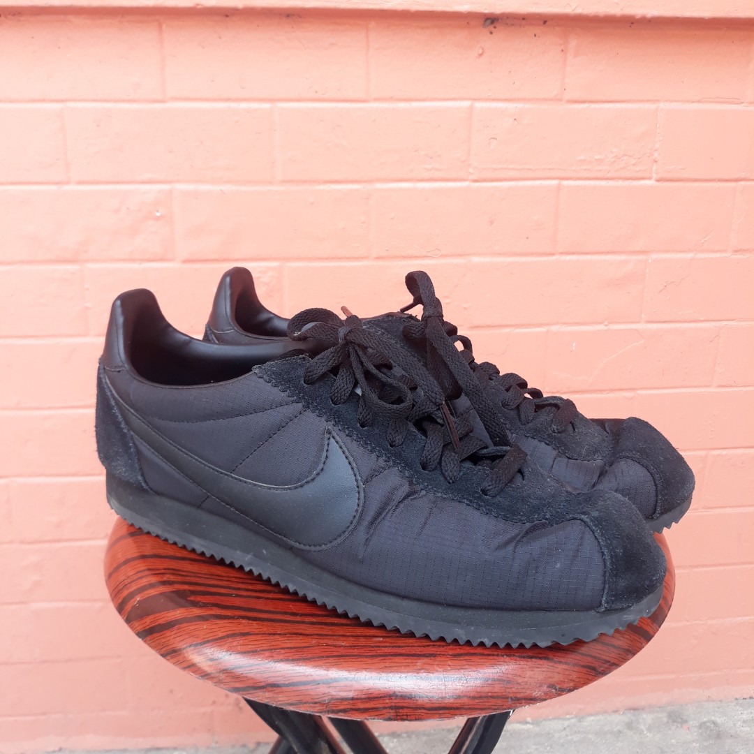 Nike Cortez Triple Black Nylon