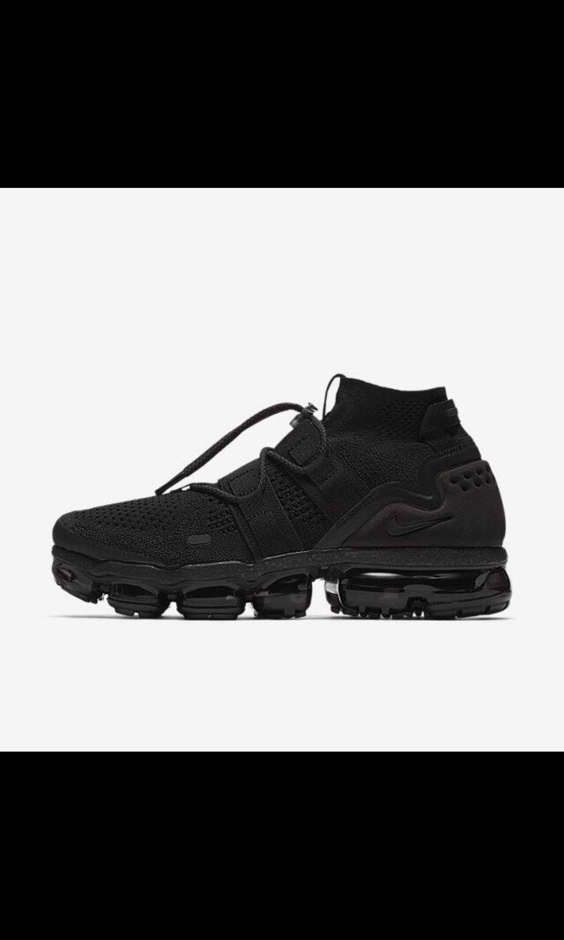 vapormax utility triple black