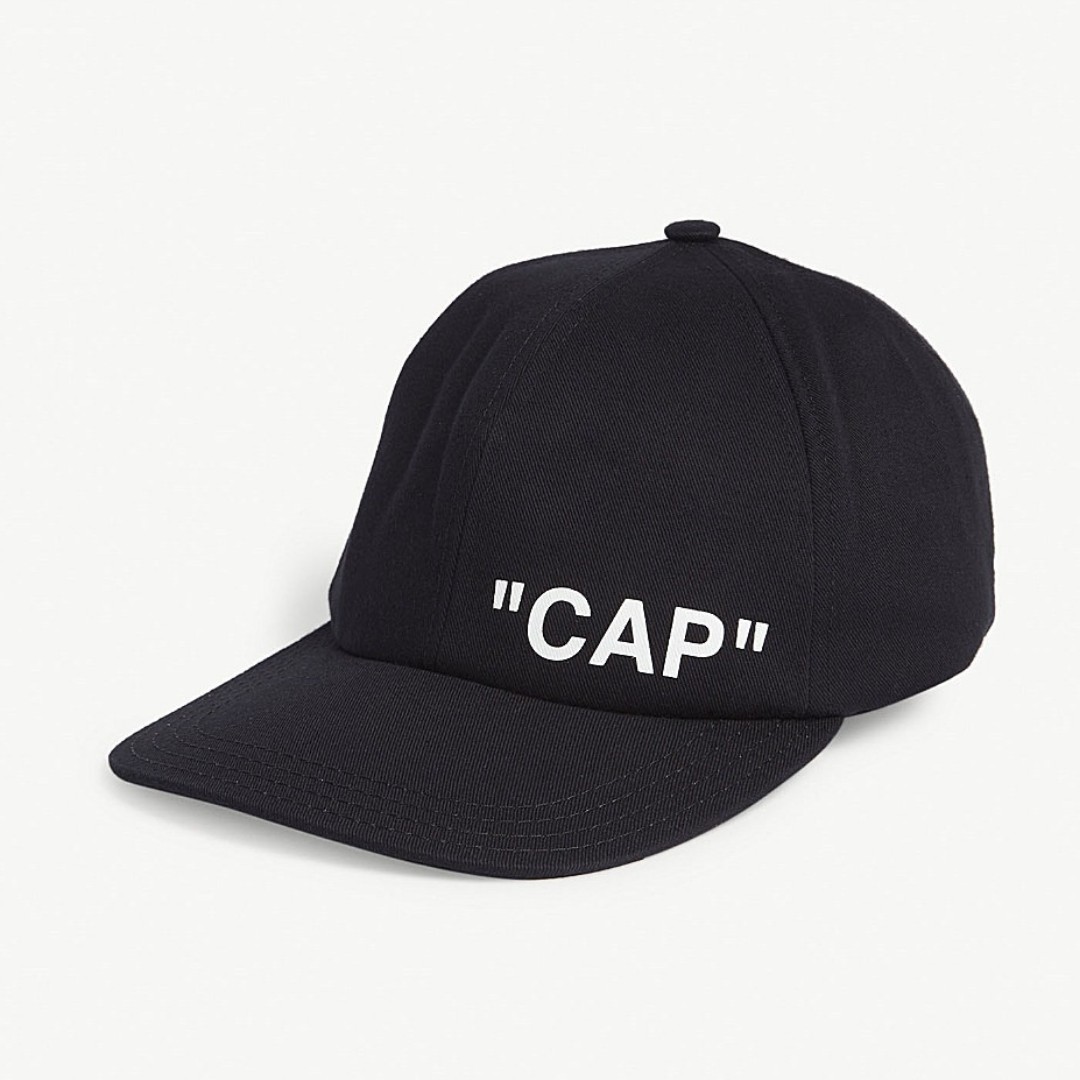 Off white cap black Clearance